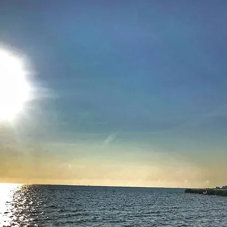 샬레 Sunrise With Show Kitchen On The Ijsselmeer 엥크휘젠