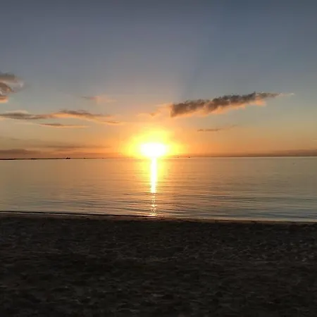 Sunrise With Show Kitchen On The Ijsselmeer